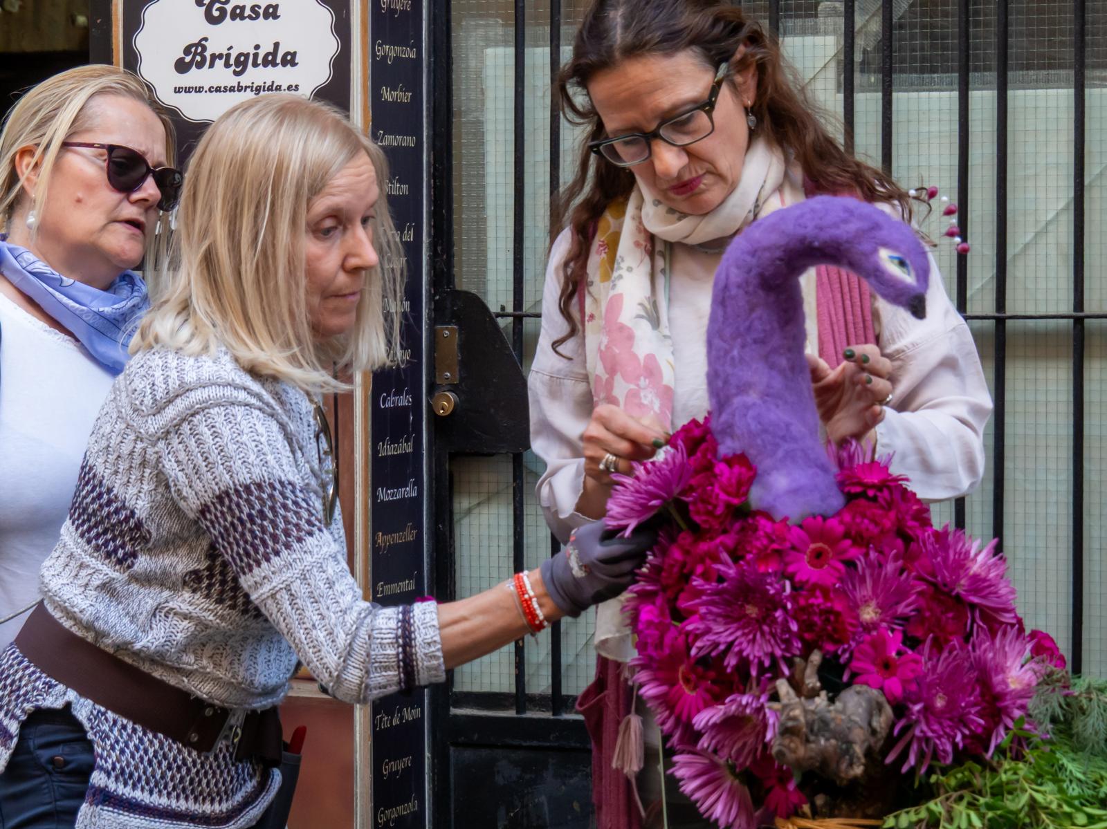 Montaje de Platerías en Flor 2025. Montaje de Platerías en Flor 2025.